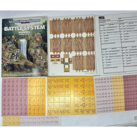 Advanced Dungeons & Dragons AD&D Battle System 1985 TSR Complete - Picture 4 of 5